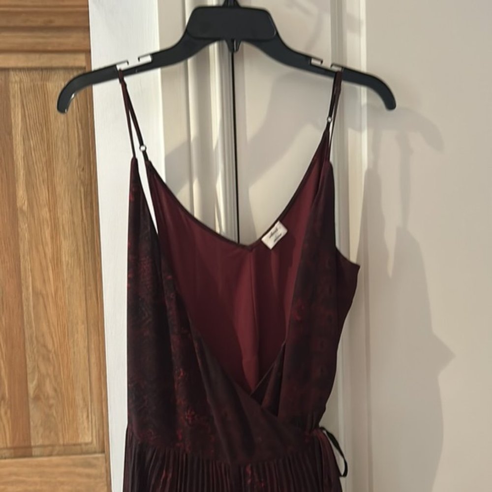 WILFRED Aritzia Beaune dress sz 10 print wrap - Picture 4 of 10